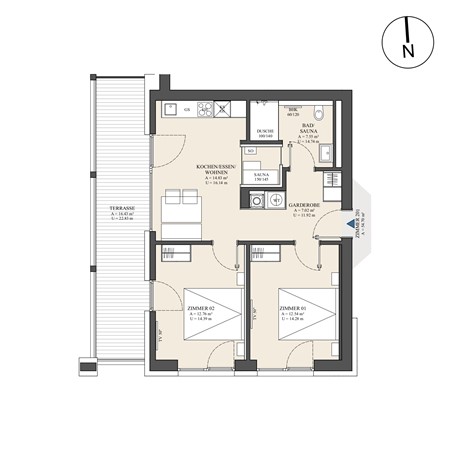 Floorplan - Lindenweg 235, 6314 Niederau